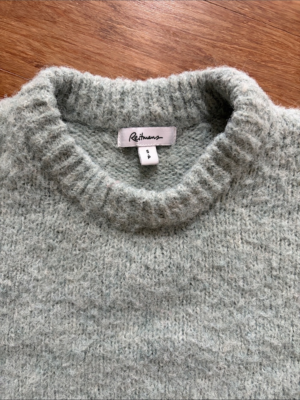 Reitmans Elbow-Sleeve Crew-Neck Loose Sweater, sz S - Picture 7 of 8
